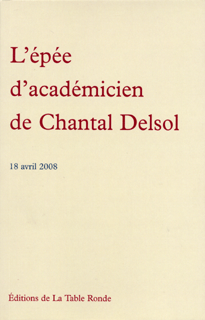 L'épée d'académicien de Chantal Delsol