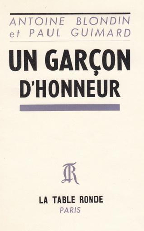 Un garçon d'honneur