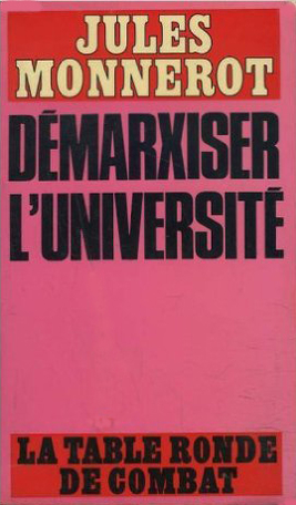 Démarxiser l'Université