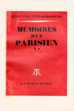 Mémoires d'un Parisien Tome 2 - 1919-1938 2