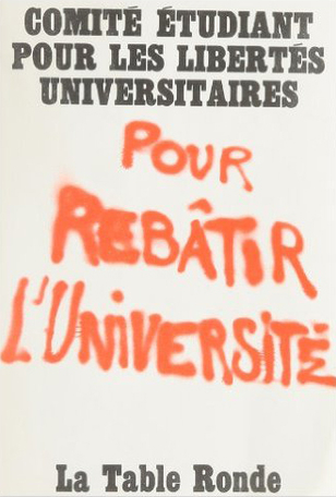 Pour rebâtir l'université