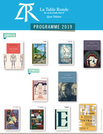 Programme parutions janvier - février 2019